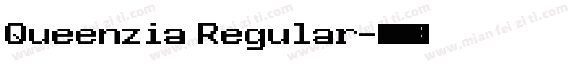 Queenzia Regular字体转换